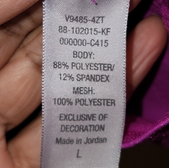 CHAMPION Duodry+ Collared Zip-Up Athletic Pink Jacket - Picture 4 of 10